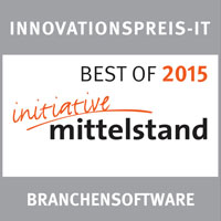 Innovationspreis IT 2015 für Faktura Branchensoftware